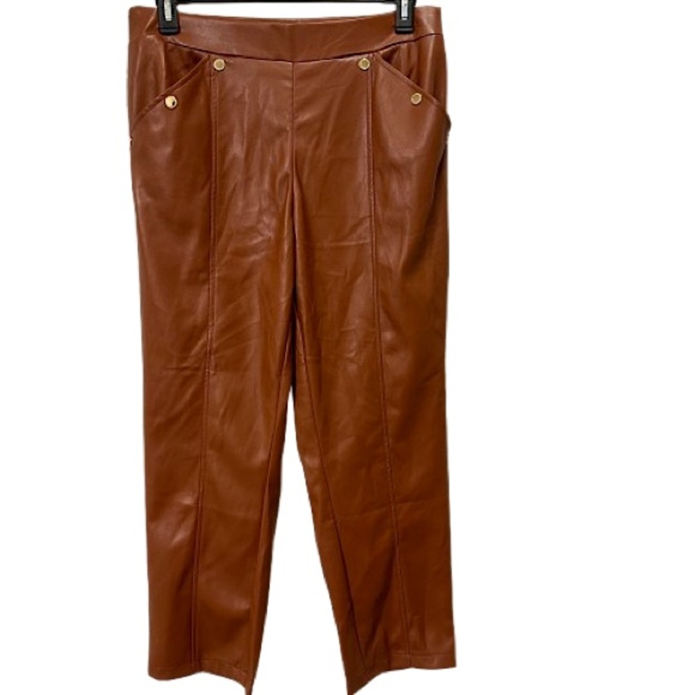 Marc New York Faux Leather Full Control Waistband Pants Size Large